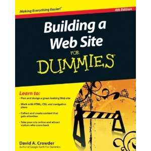   Building a Web Site For Dummies [Paperback] David A. Crowder Books