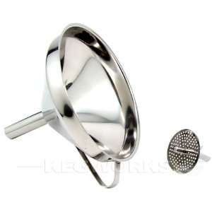  Stainless Steel Funnel and Strainer Set