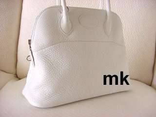 HERMES 31cm MOU BOLIDE White Hot great day to eve size  