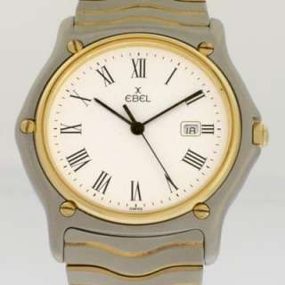 Mens S/S & Yellow Gold Ebel Wave, Ref. 183903  