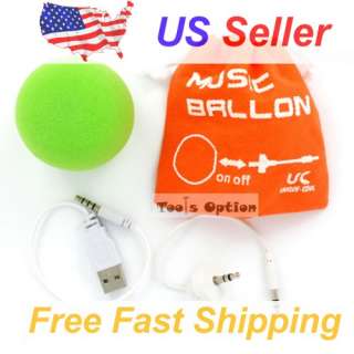 Green Balloon Ball Mini Speaker Portable iPhone   