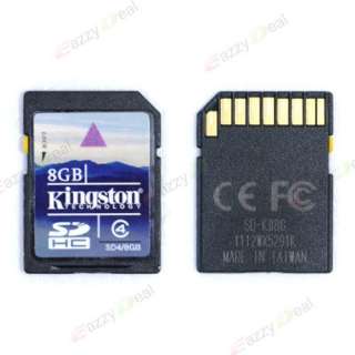 8GB SDHC Class 4 SD Card Flash Memory Card  