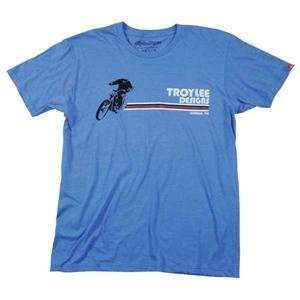  Troy Lee Designs Desert Racer T Shirt   X Large/Blue Automotive