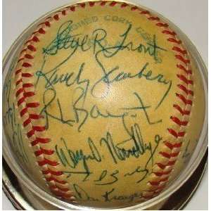 1979 White Sox 20 SIGNED OAL McPhail Baseball