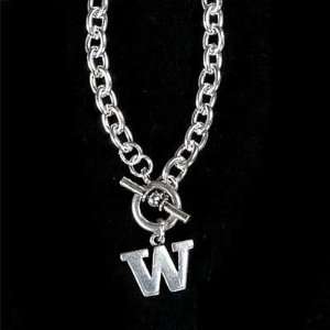   Washington Huskies Chain Logo Bracelet NCAA College Athletics: Sports