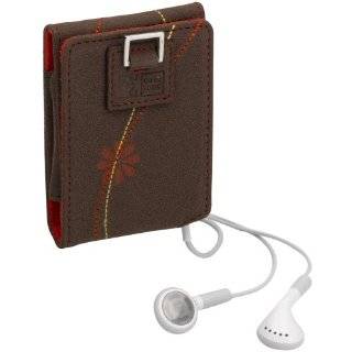   Fitted Case for iPod nano 3G (Brown with Red Flowers) ~ Case Logic