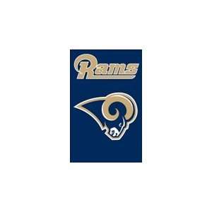  St Louis Rams 2 Sided XL Premium Banner Flag: Patio, Lawn 