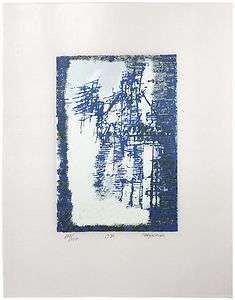   Artist MANUEL CARGALEIRO, Signed Silk Screen Print, 1980  