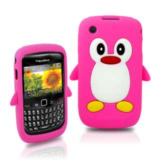   Silicone Case for BlackBerry Curve 8520/9300 + Screen Protector  