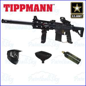 US Army Tippmann Project Salvo Tactical Red Dot Paintball Marker Gun 