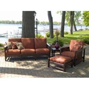  Polywood Deep Seating Club Mission Recycled Plastic Patio 