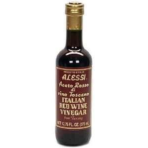 Alessi, Vinegar Red Wine, 12.75 Ounce (6 Grocery & Gourmet Food