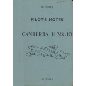   Pilots Notes Manual English Electric Canberra  Books