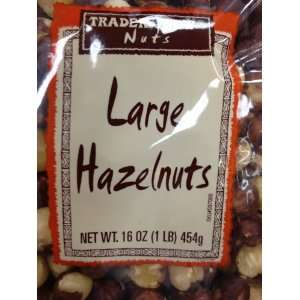 Trader Joes Large Hazelnuts 1lb:  Grocery & Gourmet Food