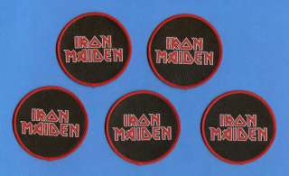 Lot Iron Maiden Rock Patches Music Crests  