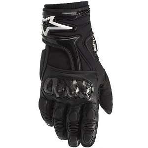   Gore Tex Mens Waterproof Street Motorcycle Gloves   Black / X Large