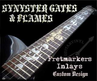 Synyster Gates A7X Decal Guitar Fretmarker Inlay CUSTOM  