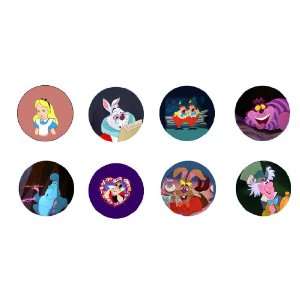  Alice in Wonderland 1 Button / Pin / Badge Set 