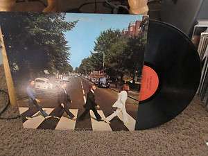 THE BEATLES   ABBEY ROAD LP / RED CAPITOL LABELS  