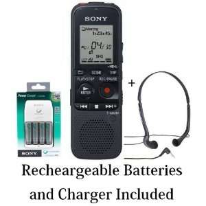  Sony Professional Digital 2GB MP3 Voice Recorder with 