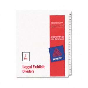  Avery Allstate Style Legal Side Tab Dividers AVE01706 