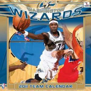  Washington Wizards 2011 Calendar 12x12 Team Wall Calendar 