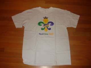 Abita Beer Mardi Gras 2009 T Shirt Size Large L NEW  