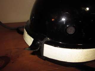 Vintage Scuotto Ind Napoli Italy police motorcycle helmet  