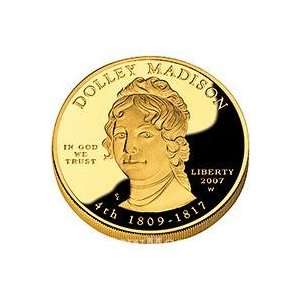  Dolley Madison First Spouse $10 Gold Coin Toys & Games