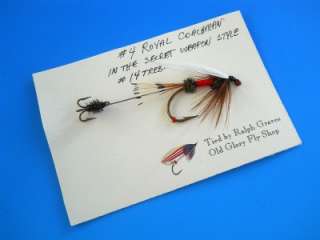 The ROYAL COACHMAN w/ stinger wet fly by RALPH GRAVES trout fishing 