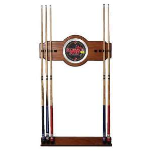  Illinois State University Wood and Mirror Wall Cue Rack 