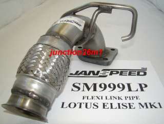 BRAND NEW JANSPEED STAINLESS STEEL FLEXI LINK PIPE TO FIT LOTUS ELISE 