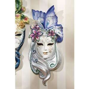   Italian Carnival Venetian Butterfly Wall Mask Sculpture:: Home