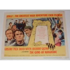  THE GUNS OF NAVARONE Movie Poster Print   11 x 14 inches 