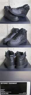 Nike Air Force 1 One Duckboot ALL Black High DS Sz 10 new 444745 002 