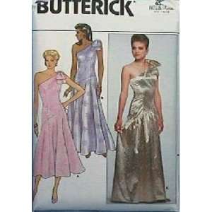   4383   Vintage Off The Shoulder Drop Waist Evening Gown   Sizes 6 8 10