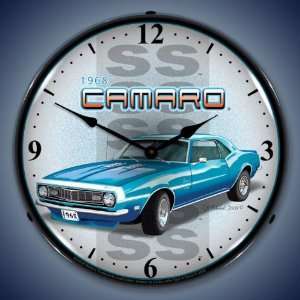  1968 SS Camaro Lighted Clock 