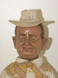 Vintage Lyndon B. Johnson LBJ 20 Wax Composite Doll; Extremely Rare 