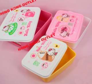 Hello Kitty Huge Bento Lunch Box Container Set H39  