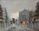 Vintage Paris Street Scene ANTONIO DE VITY (1901 1993) Signed