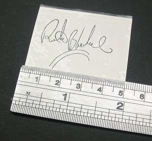 Ritchie Blackmore Signature Decal Waterslide For Guitar  