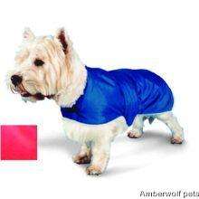 Warm winter dog clothing waterproof* rain coat fleece fur lined all 