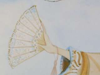   Japan Japanese Woman Huge Original Watercolor Art Painting  
