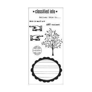    Studio 490 Cling Rubber Stamp Set   Mail Art Arts, Crafts & Sewing