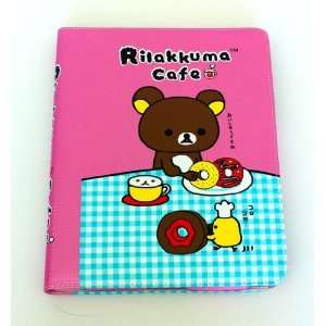  Rilakkuma Pink Drink Cafe Cute Style Leather Case Bag For 