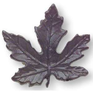  Flat Black Maple Leaf Knob L P17021 BL C