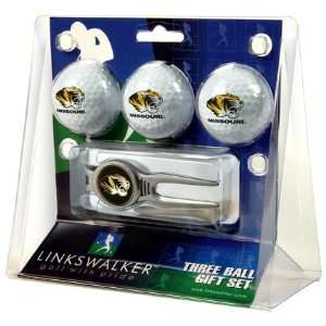   Missouri Tigers 3 Golf Ball Gift Pack w/ Kool Tool
