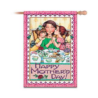 Mary Engelbreit Happy Mothers Day Decorative Flag By Hamilton 
