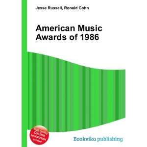 American Music Awards of 1986 Ronald Cohn Jesse Russell 