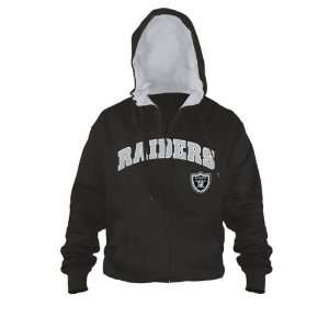  Oakland Raiders Conference Full Zip Hooded Sweatshirt 
